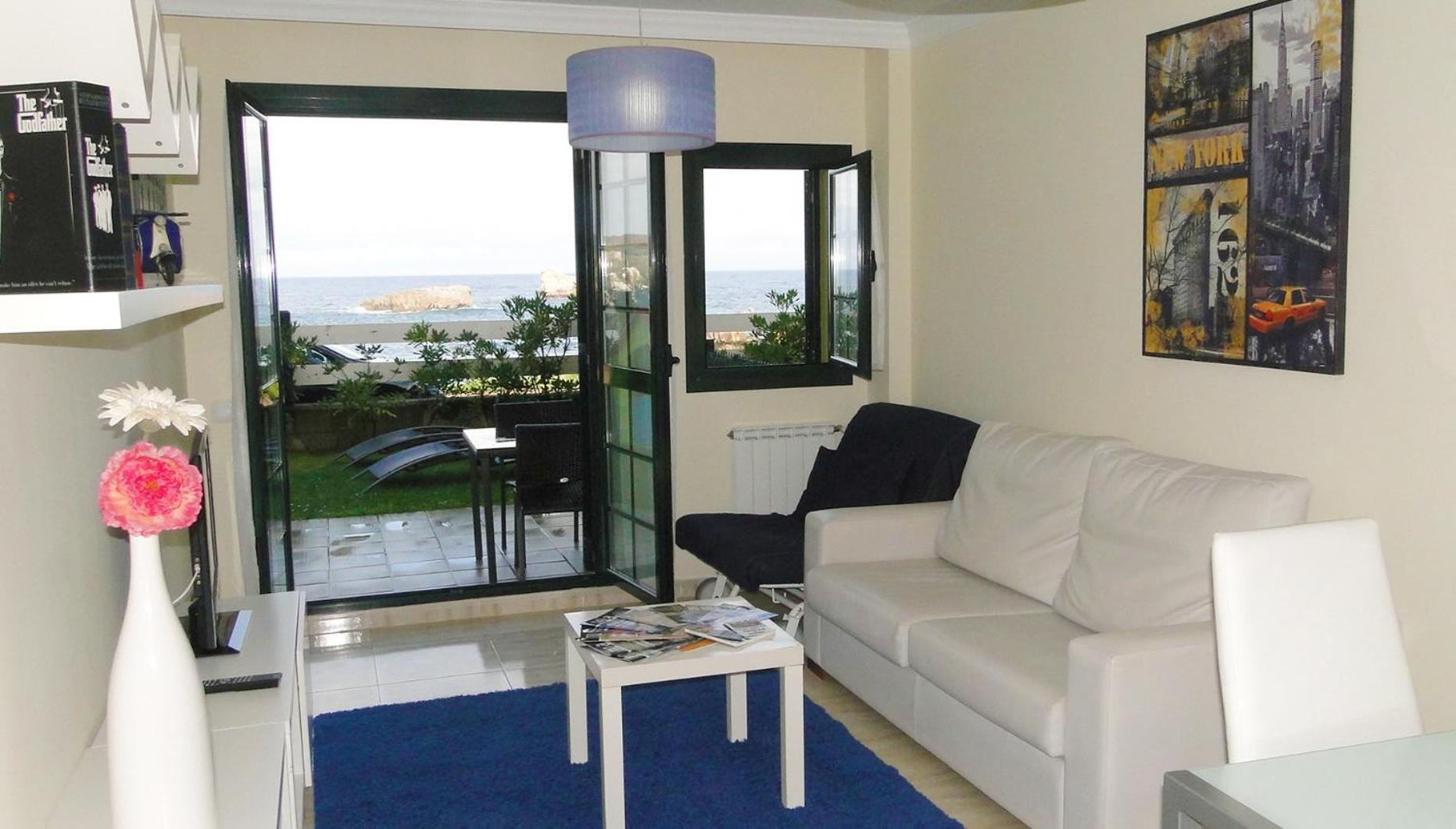 Apartamentos El Pinedo Noja Oda fotoğraf